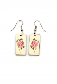 Peony Flower Earrings